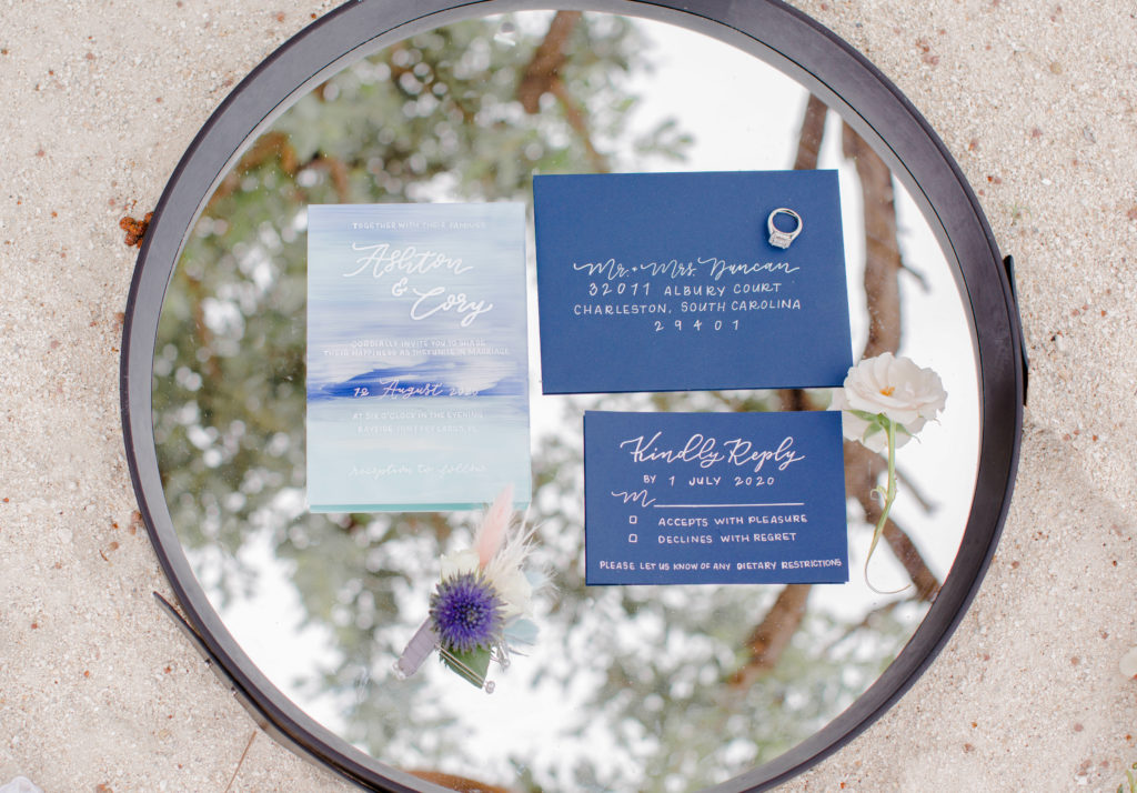 Bayside Inn Key Largo, Bayside Inn Wedding, Key Largo Wedding, Beach Wedding Invitation Suite