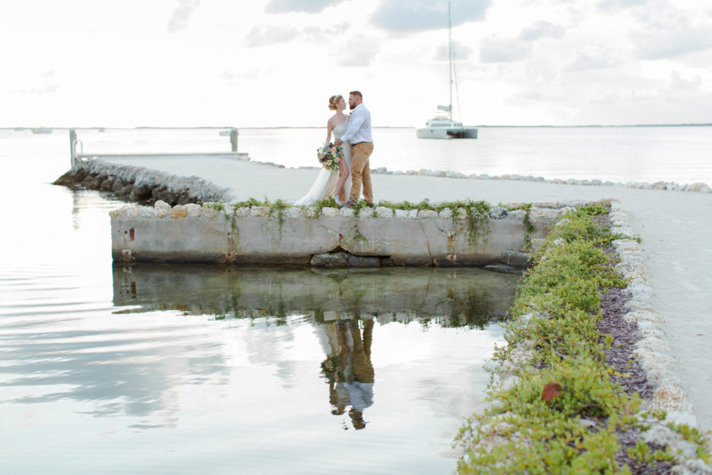 Bayside Inn Key Largo, Bayside Inn Wedding, Key Largo Wedding, Dockside wedding portraits