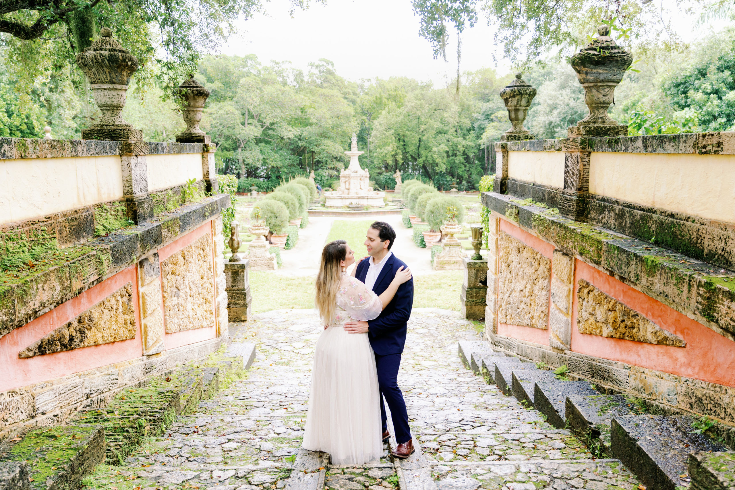 Vizcaya Museum Engagement Session, Claudia Rios Photography, Vizcaya Engagement Photographer