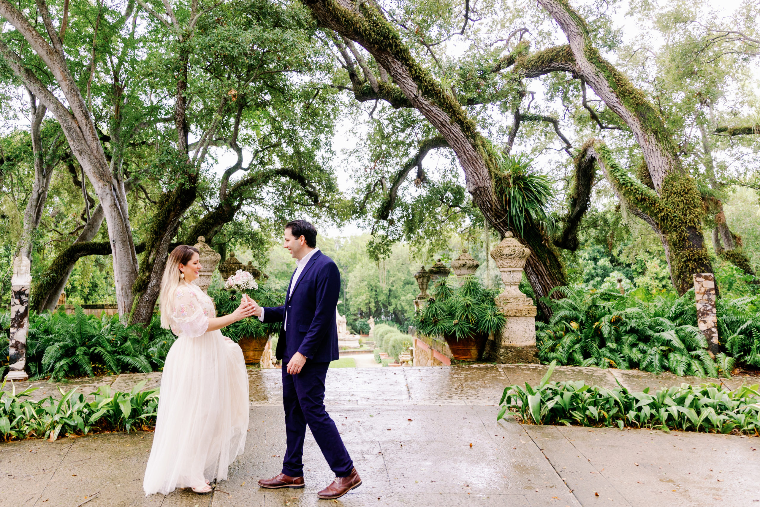 Vizcaya Museum Engagement Session, Claudia Rios Photography, Vizcaya Engagement Photographer