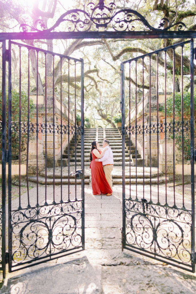 Vizcaya Museum Engagement Photos, Claudia Rios Photography, Vizcaya Museum Engagement Photographer