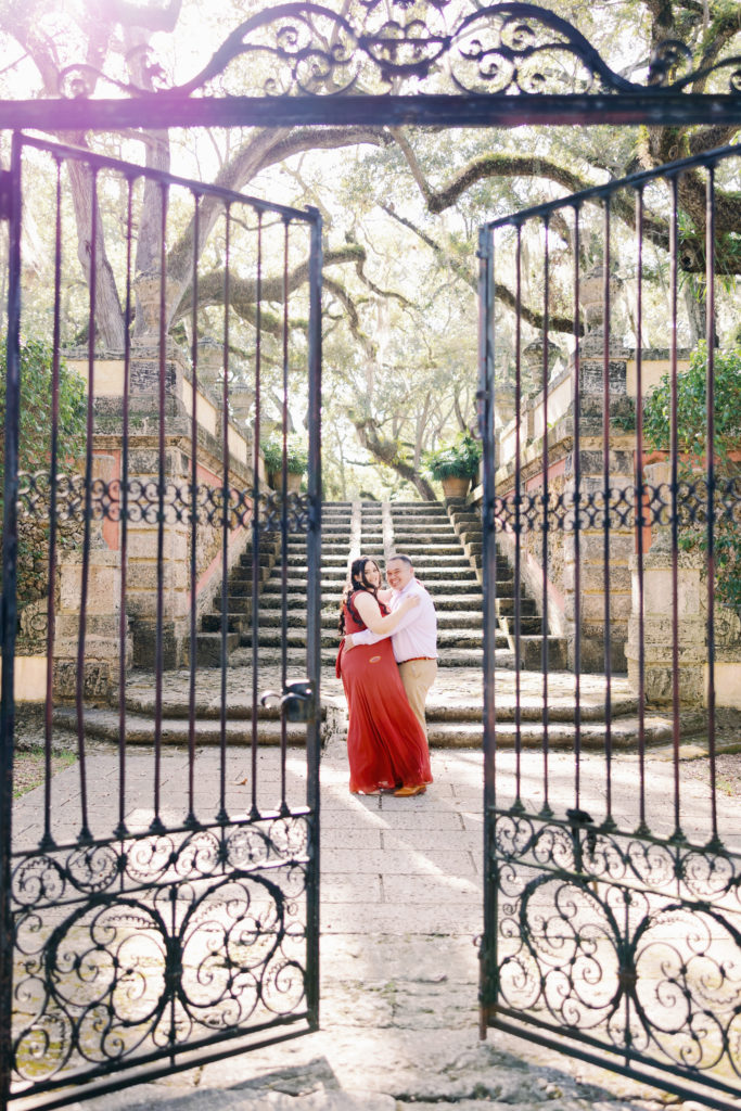 Vizcaya Museum Engagement Photos, Claudia Rios Photography, Vizcaya Museum Engagement Photographer