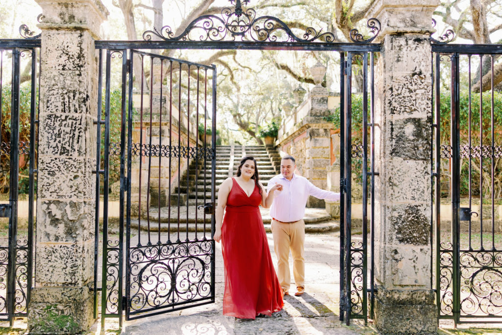 Vizcaya Museum Engagement Photos, Claudia Rios Photography, Vizcaya Museum Engagement Photographer