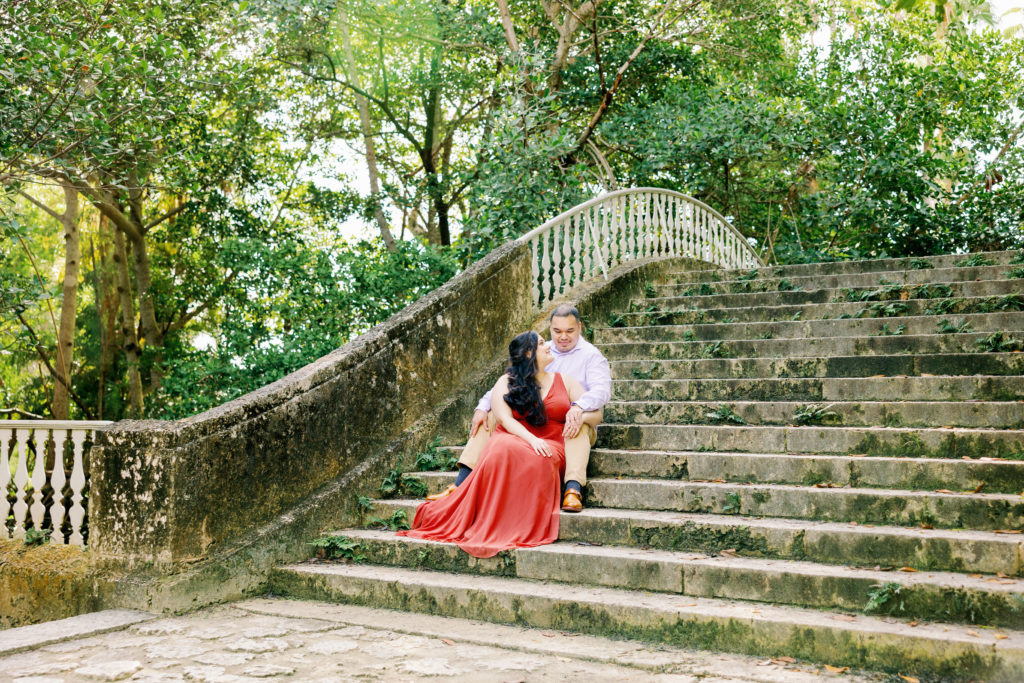 Vizcaya Museum Engagement Photos, Claudia Rios Photography, Vizcaya Museum Engagement Photographer