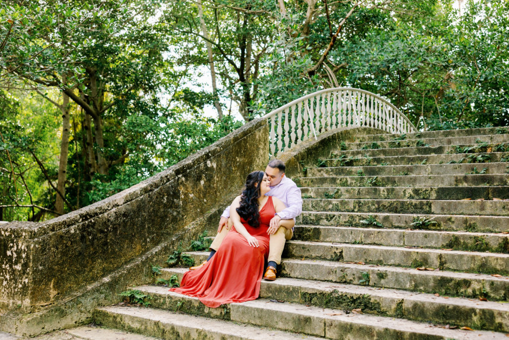 Vizcaya Museum Engagement Photos, Claudia Rios Photography, Vizcaya Museum Engagement Photographer