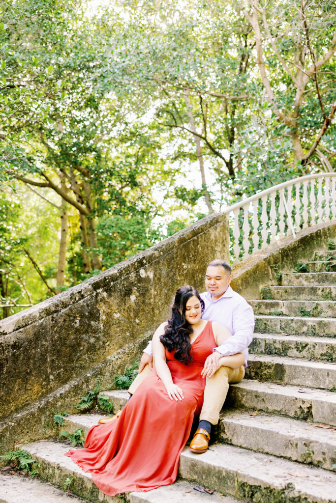 Vizcaya Museum Engagement Photos, Claudia Rios Photography, Vizcaya Museum Engagement Photographer