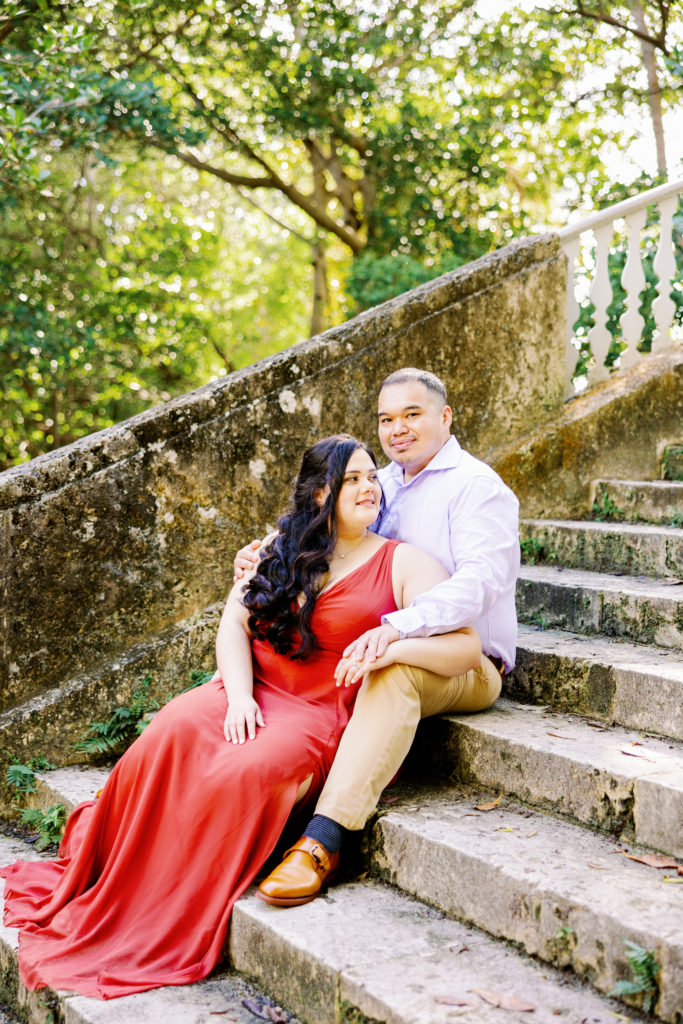 Vizcaya Museum Engagement Photos, Claudia Rios Photography, Vizcaya Museum Engagement Photographer