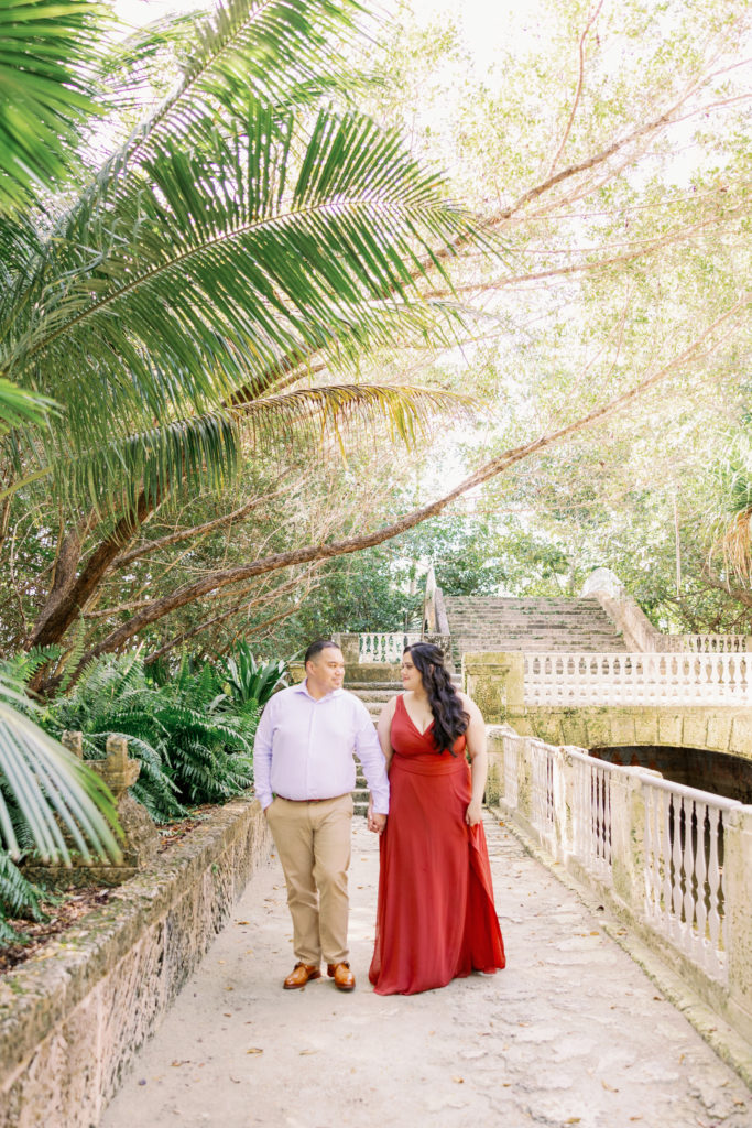 Vizcaya Museum Engagement Photos, Claudia Rios Photography, Vizcaya Museum Engagement Photographer