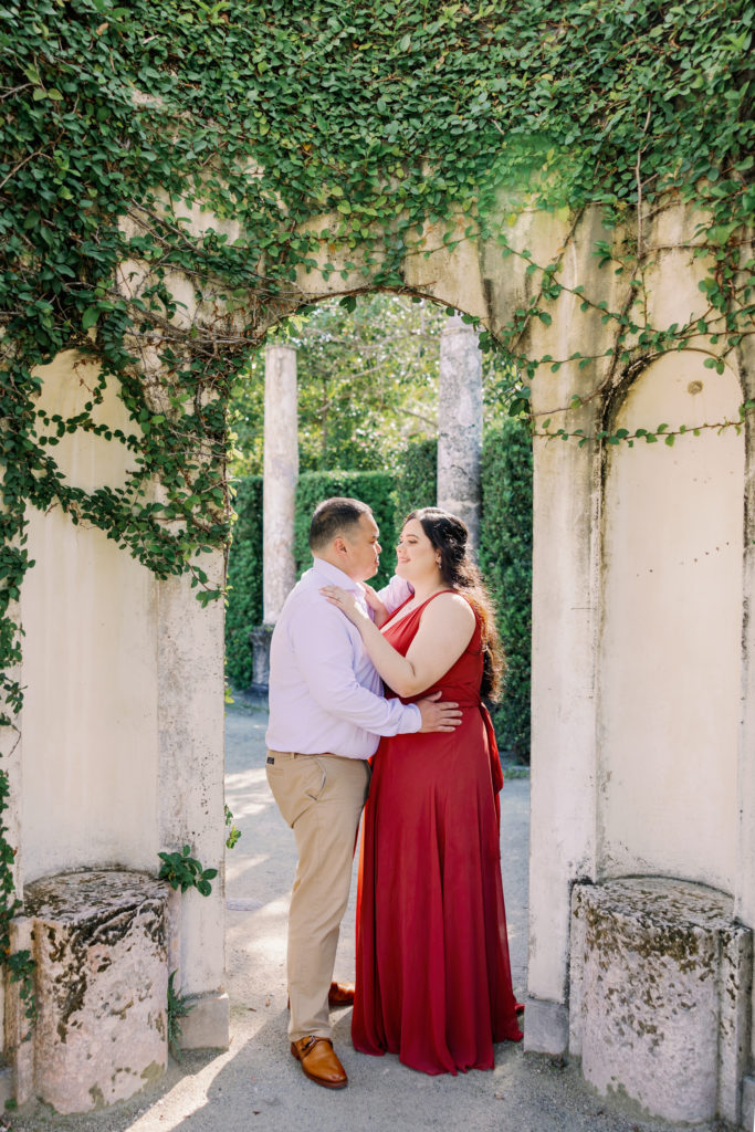 Vizcaya Museum Engagement Photos, Claudia Rios Photography, Vizcaya Museum Engagement Photographer