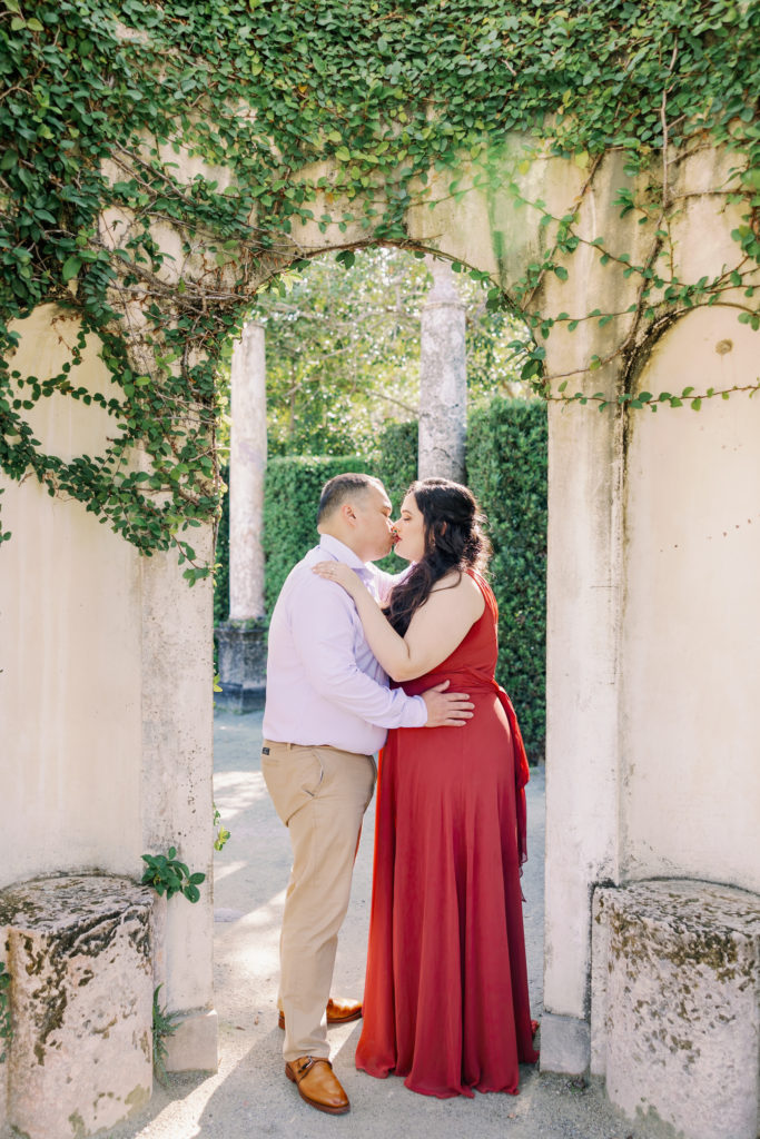 Vizcaya Museum Engagement Photos, Claudia Rios Photography, Vizcaya Museum Engagement Photographer