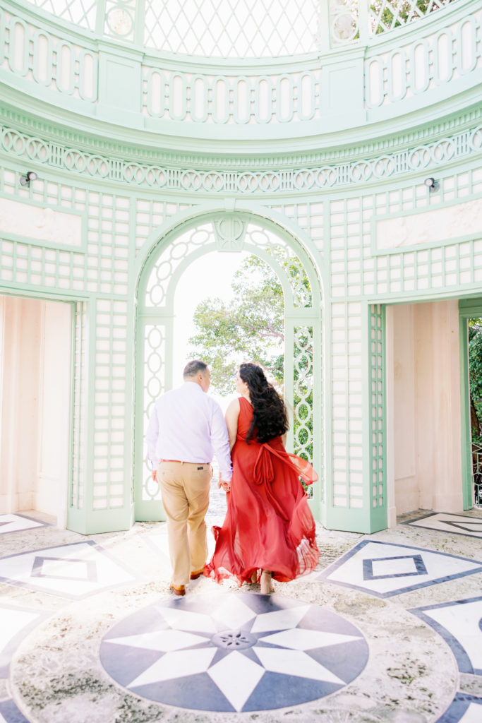 Vizcaya Museum Engagement Photos, Claudia Rios Photography, Vizcaya Museum Engagement Photographer