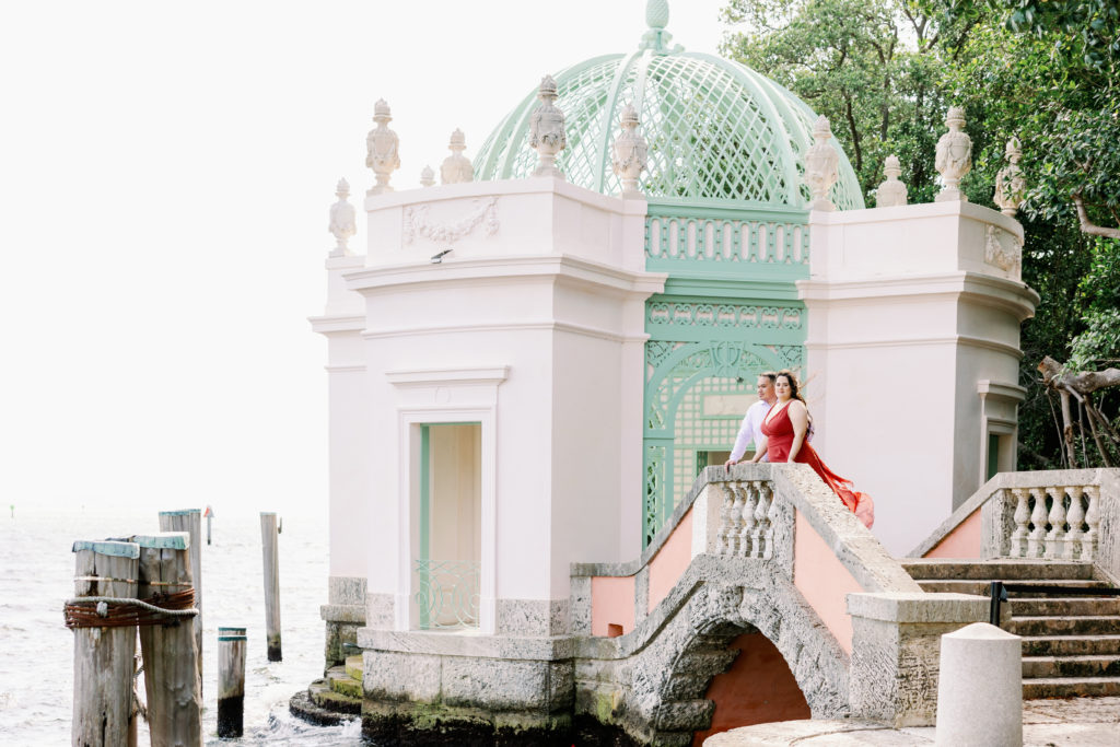 Vizcaya Museum Engagement Photos, Claudia Rios Photography, Vizcaya Museum Engagement Photographer