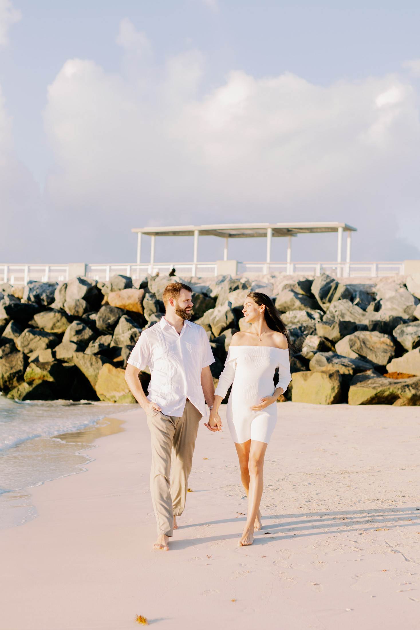 Miami Beach Maternity Photos, South Pointe Park Maternity Session, Miami Maternity Photographer, Claudia Rios Photography