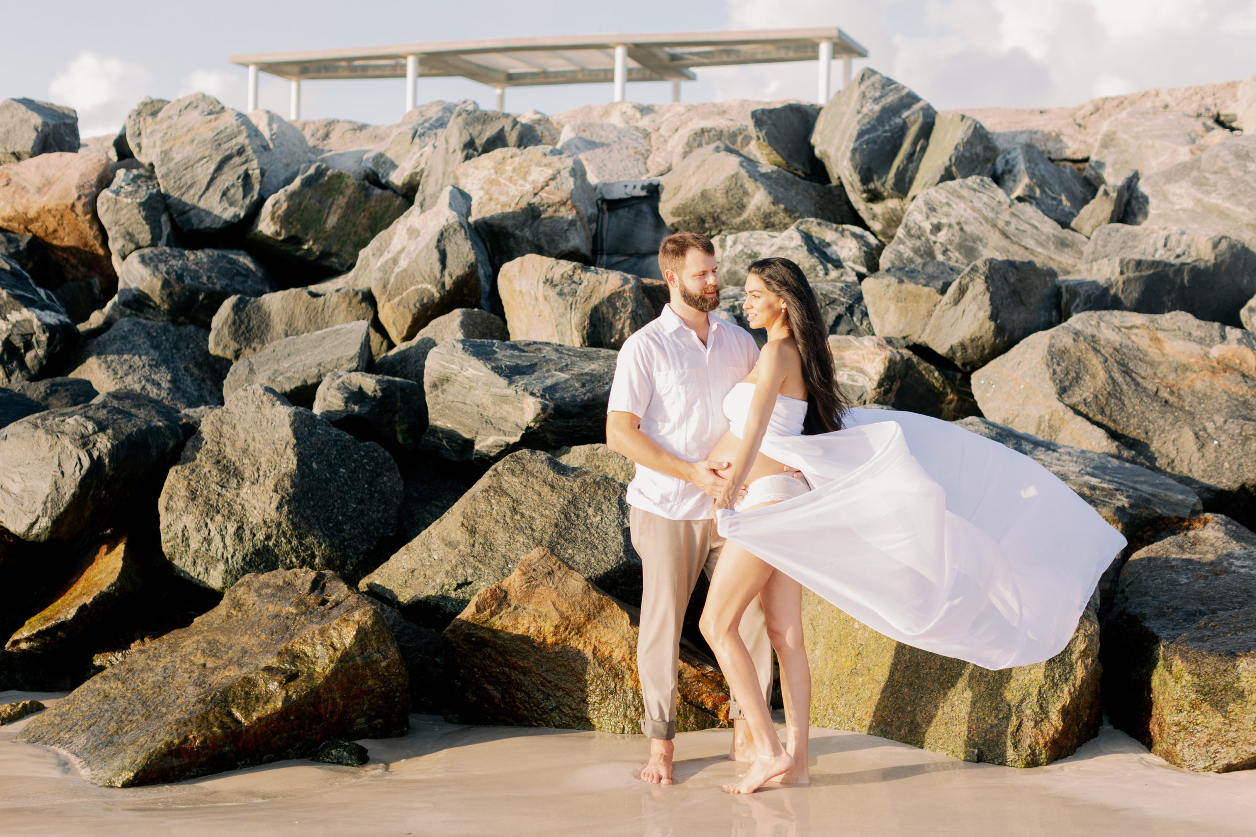 Miami Beach Maternity Photos, South Pointe Park Maternity Session, Miami Maternity Photographer, Claudia Rios Photography