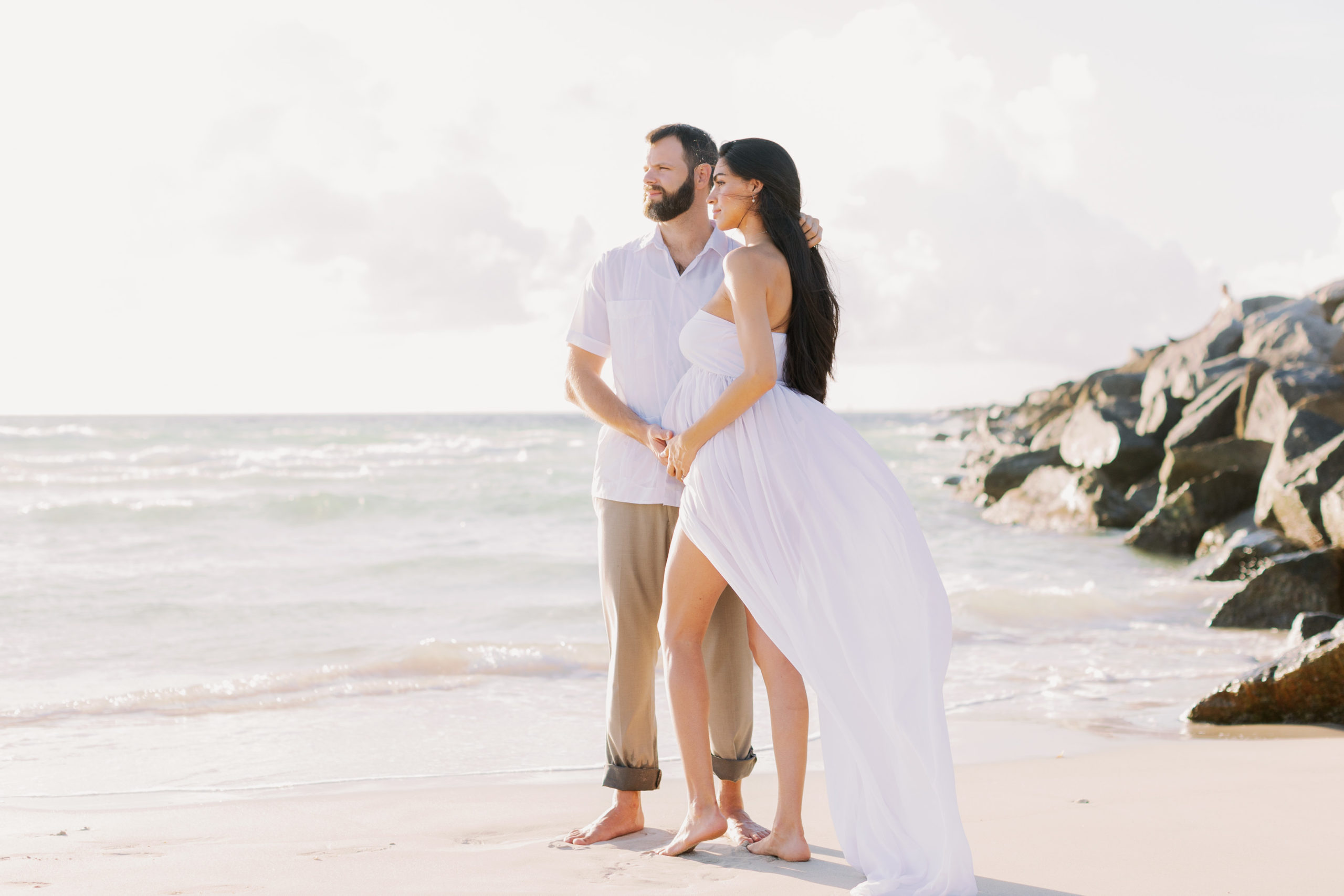 Miami Beach Maternity Photos, South Pointe Park Maternity Session, Miami Maternity Photographer, Claudia Rios Photography