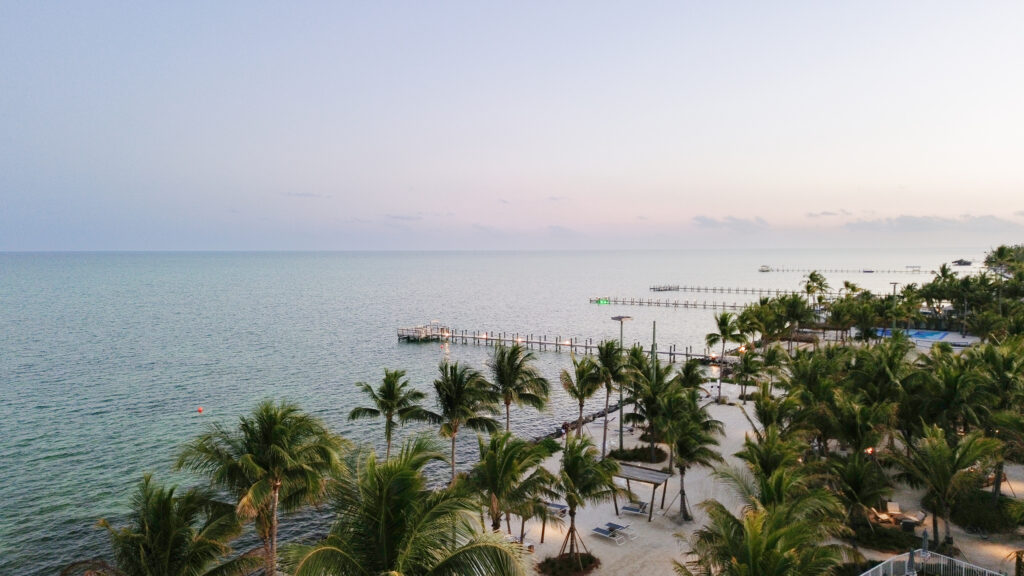 Kat and Kenny at their Islander Resort wedding in Islamorada