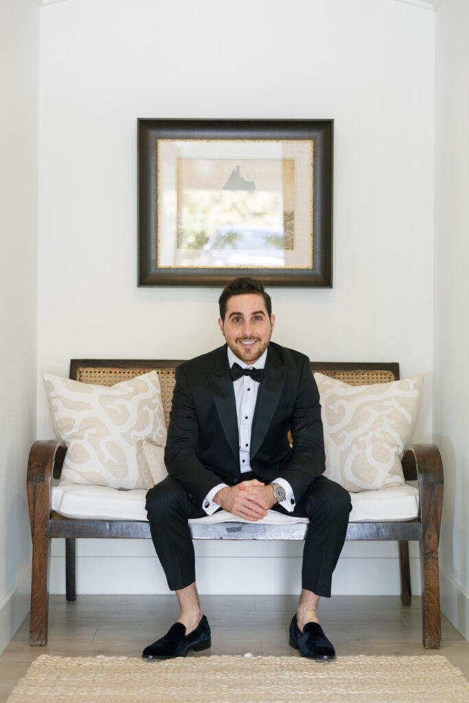 Groom Getting Ready